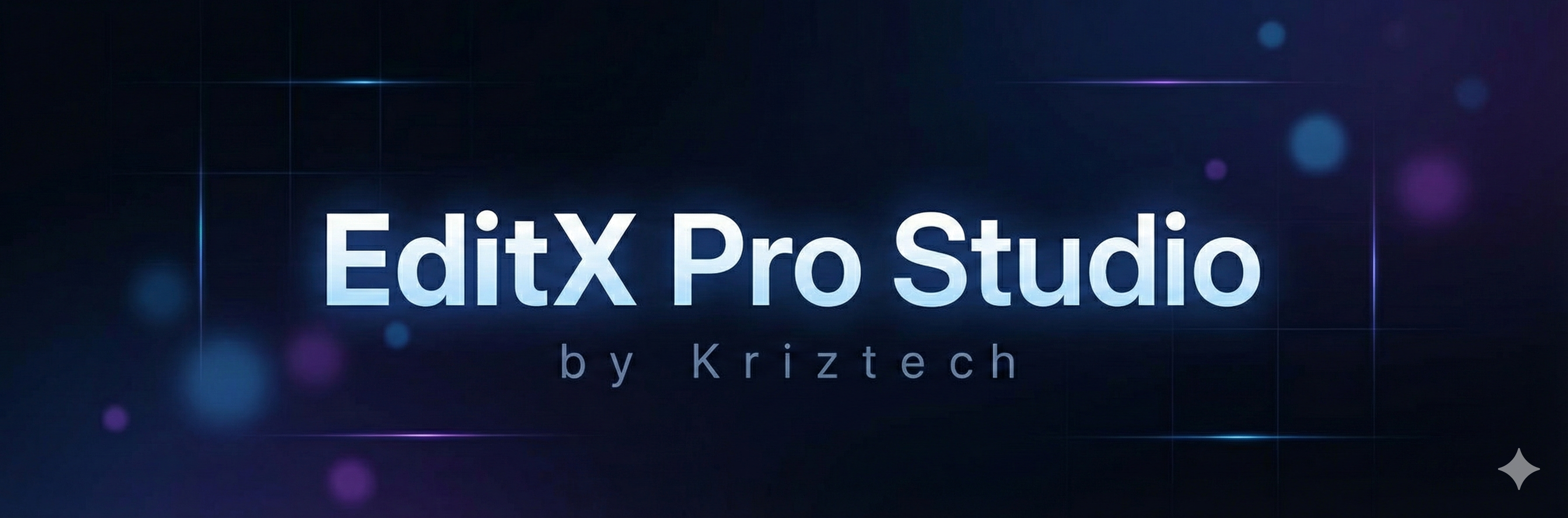 Editorx Logo EditX Pro Studio by Kriztech | Professional Web Image Editor